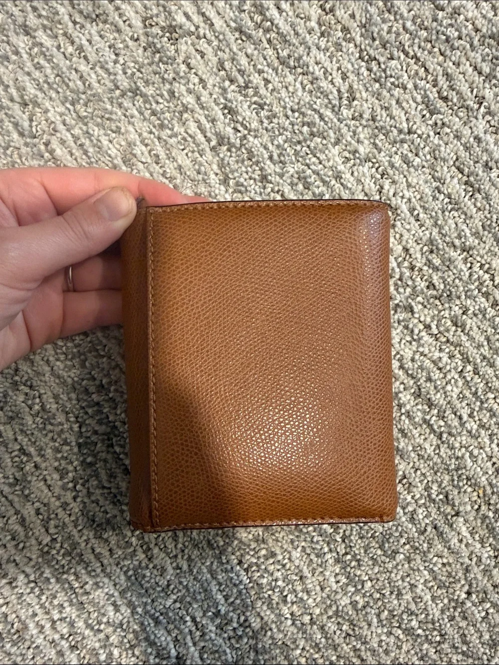 Michael Kors Brown Leather MK Logo Small Wallet